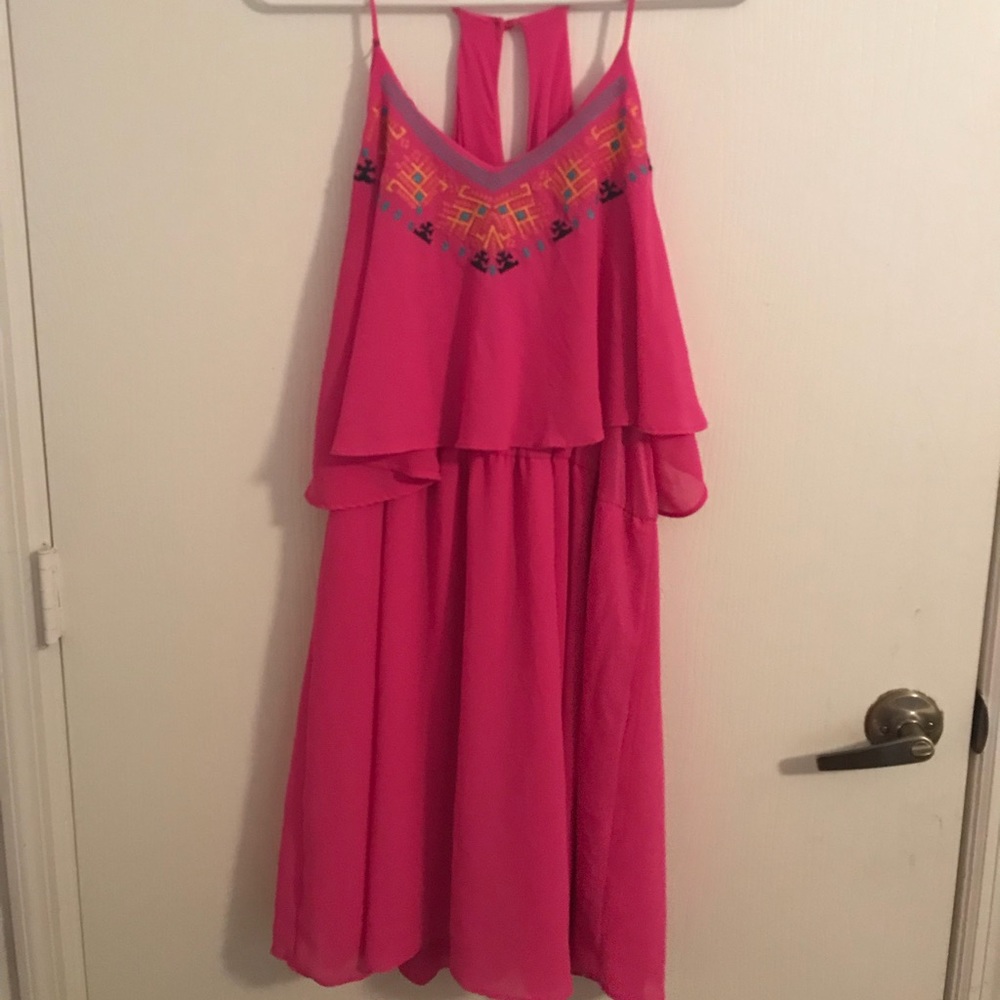 Airy pink dress
